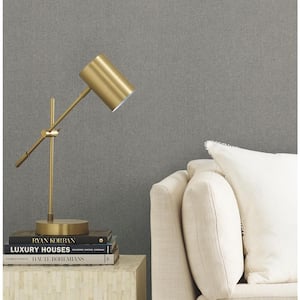 Herringbone Tweed Grey Woven Wallpaper