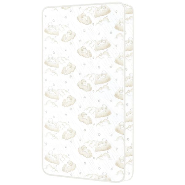 5 80 Coil Brown Spring Crib and Toddler Bed Mattress Reversible Design