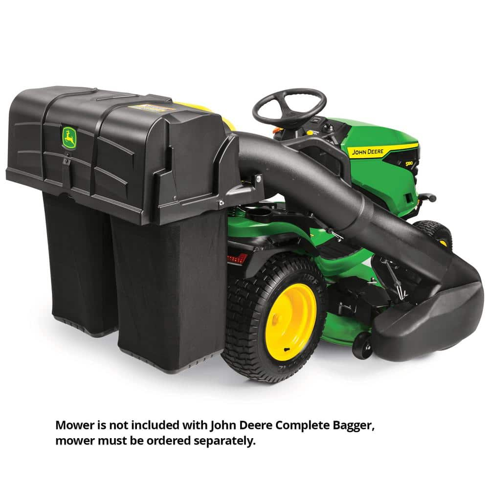 John Deere 54 in. Power Flow Twin Bagger for 100 Series Tractors ...