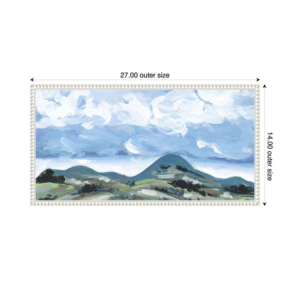 Nature Trek II Scenic Landscape Canvas Print with White Floater Frame