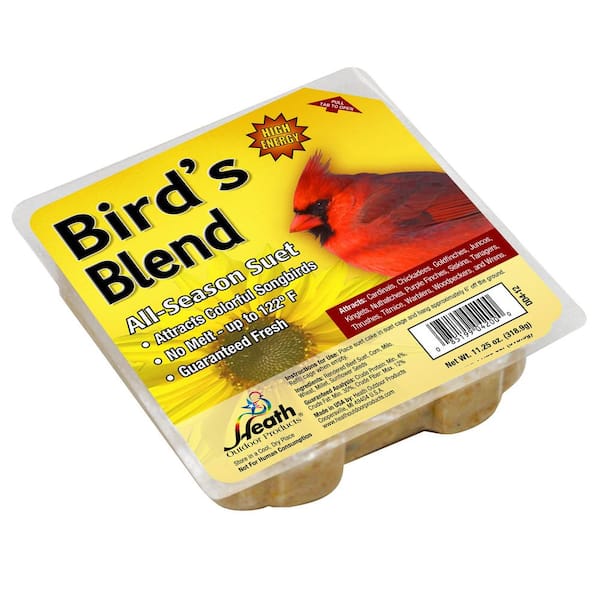Heath Bird's Blend High Energy Suet Cake (12-Pack)