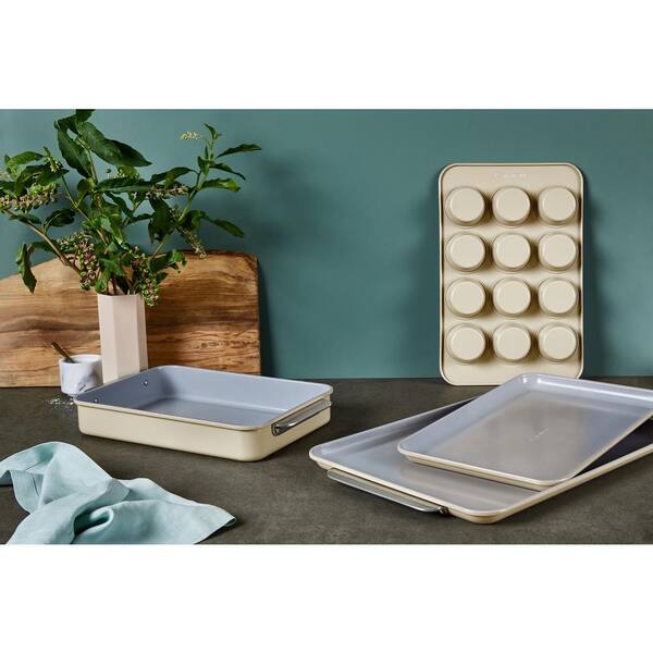 5 Piece Bakeware Set | Organizers Included | Non-Toxic Ceramic Coating |  Caraway