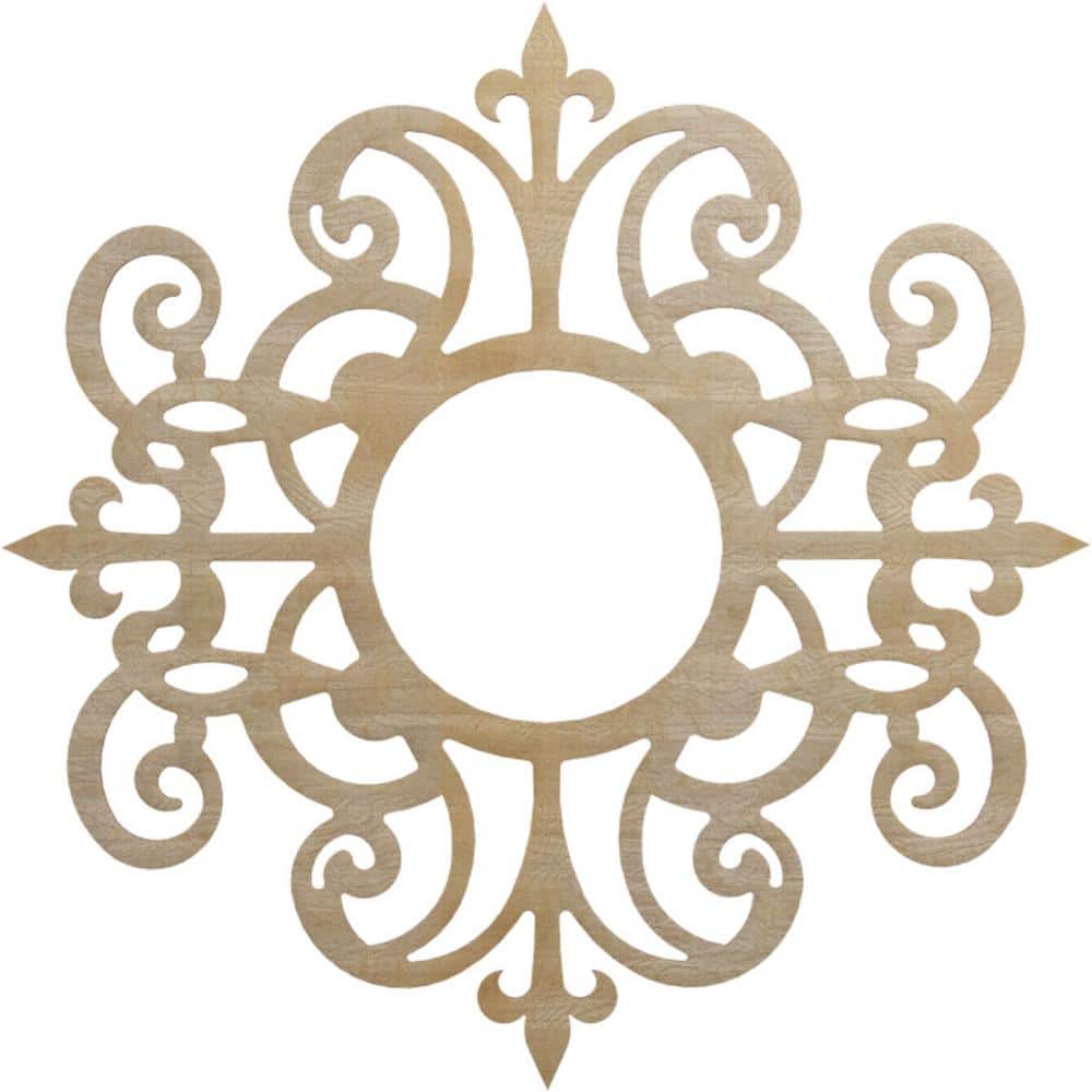 0.375 in. x 40 in. x 40 in. Wood Medallion Moulding price history on PriceWatchPro