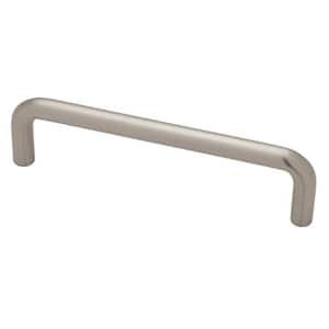 Wire 4 in. (102 mm) Satin Nickel Cabinet Drawer Bar Pull (24-Pack)
