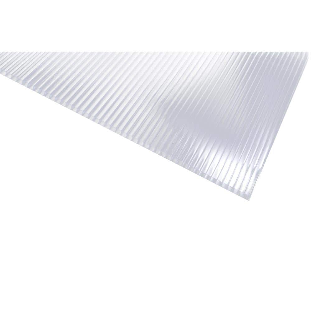 LEXAN Thermoclear 48 in. x 96 in. x 1/4 in. (6mm) Clear Hammered Glass  Multiwall Polycarbonate Sheet PCTW486HG - The Home Depot in 2023