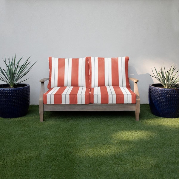 Deep seat 2024 outdoor loveseat cushions