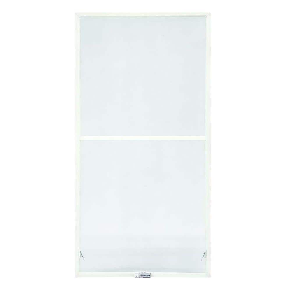 39-7/8 in. x 62-27/32 in. 200 and 400 Series White Aluminum Double-Hung Tru