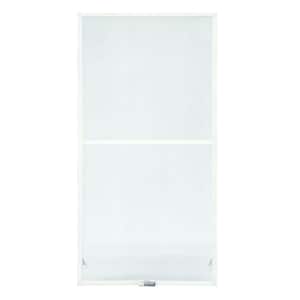 39-7/8 in. x 62-27/32 in. 200 and 400 Series White Aluminum Double-Hung TruScene Window Screen