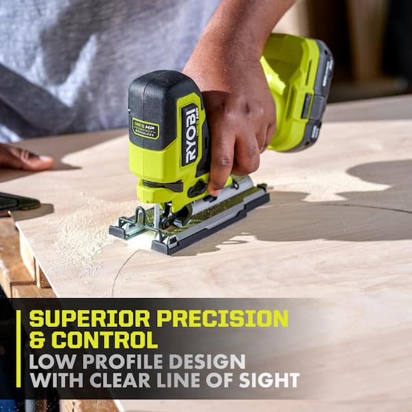 RYOBI - ONE+ HP 18V Brushless Cordless Compact Barrel Grip Jig Saw (Tool Only)