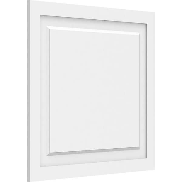 Ekena Millwork 32"W x 18"H x 5/8"P Legacy Raised Panel Decorative Wall Panel