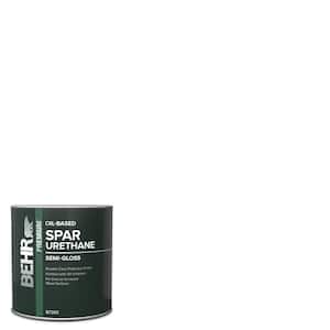 1 qt. Semi-Gloss Clear Oil-Based Interior/Exterior Spar Urethane Wood Sealer