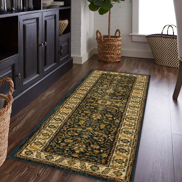 Mariah Sapphire 2 ft. x 7 ft. Rectangle Indoor Runner Rug