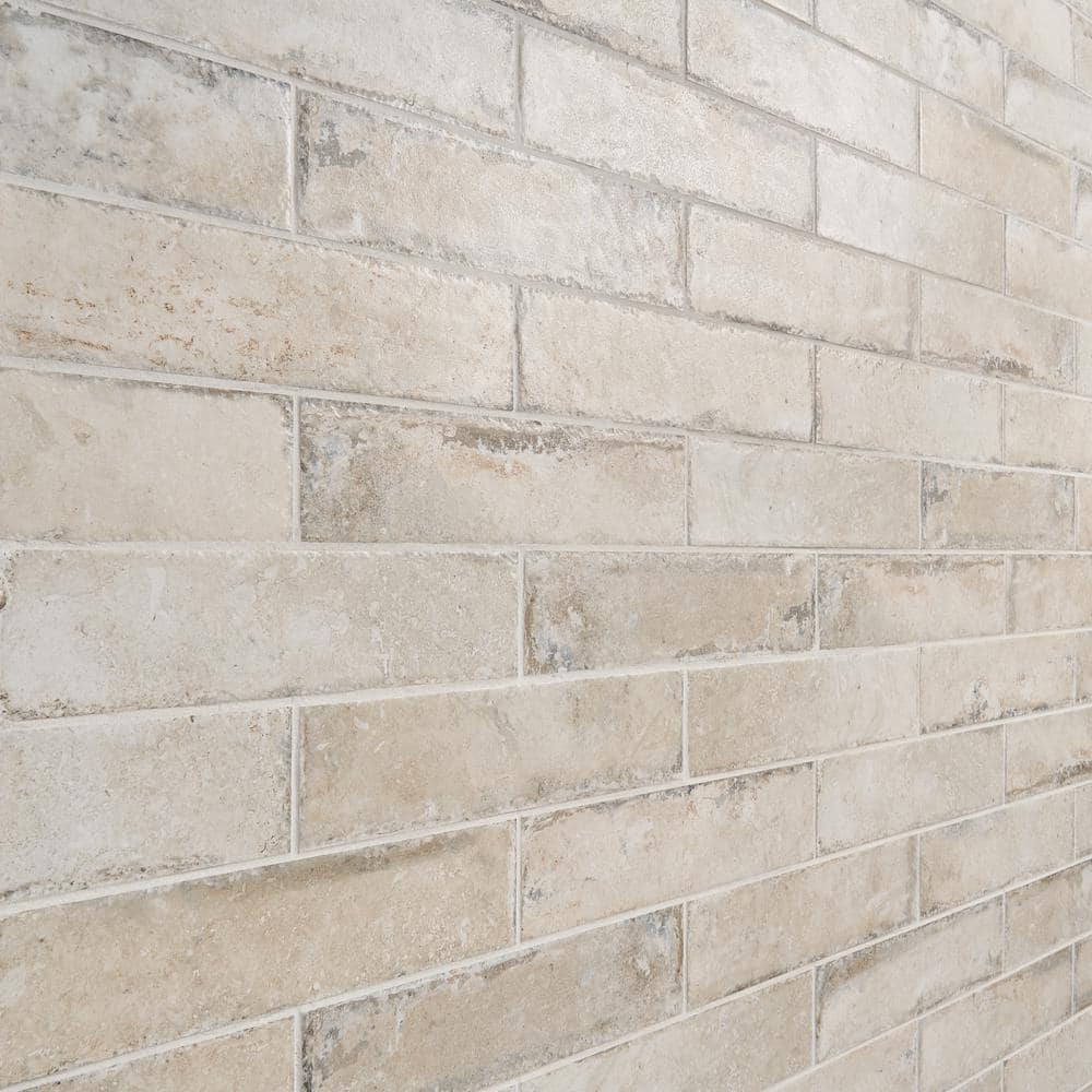 Ravello 3" x 12" Beige Natural Porcelain Wall and Floor Tile