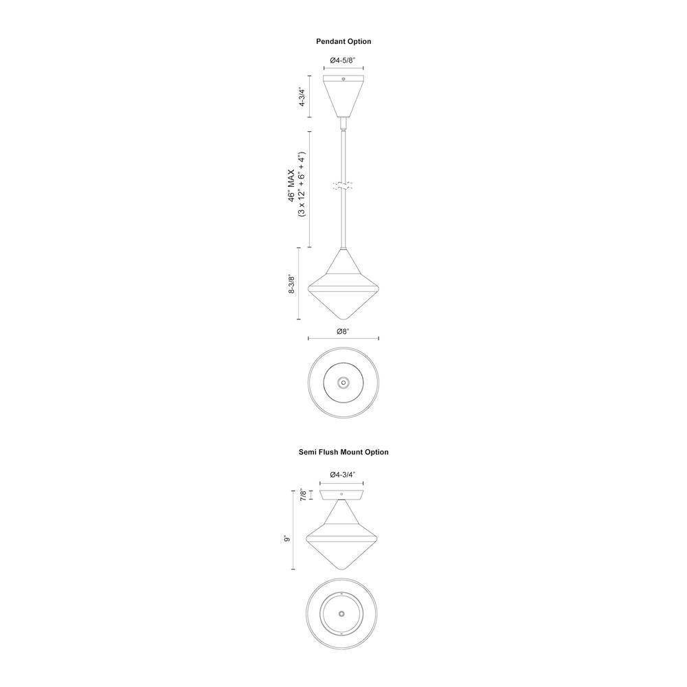 Nora Mini Star Silhouette Opal Matte Glass Pendant in Brushed Nickel