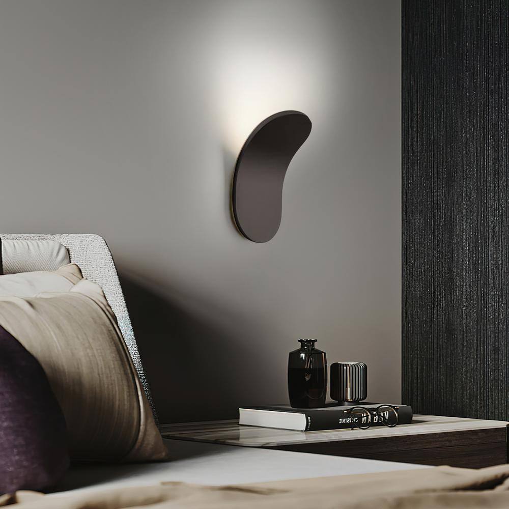 Nimbus 3.9 in. 1-Light Matte Black Minimalist Sleek LED Wall Sconce(6000K) price history on PriceWatchPro