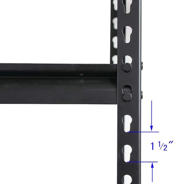 Gorilla Rack GR6-3414-5-IMP 5-Shelf 34-by-14-by-72-Inch Shelving Unit,  Black,  price tracker / tracking,  price history charts,   price watches,  price drop alerts