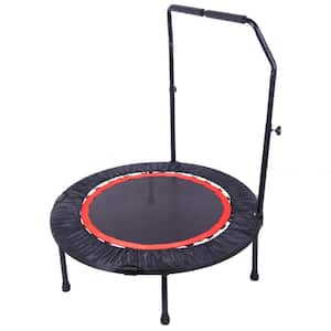 Ami 40 Inch Mini Exercise Trampoline Fitness Rebounder Trampoline with Safety Pad Max. Load 300LBS