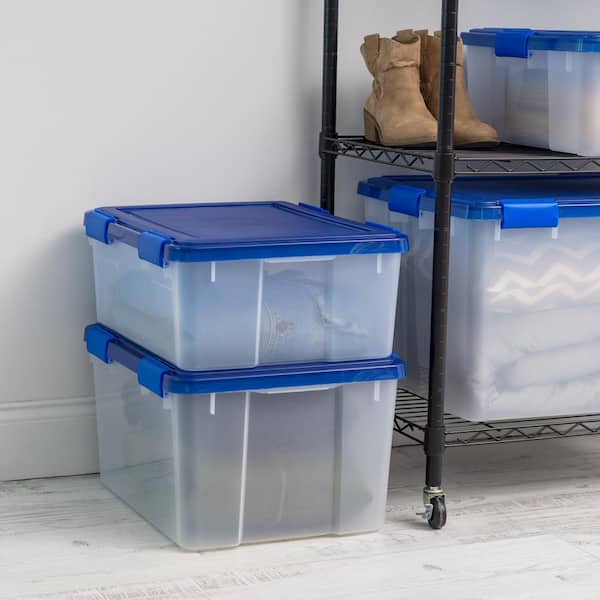 The Container Store 1 qt. Rectangular Food Storage - Crystal Clear - 920 ml. 7 x 5 x 2-1/4 H - Each