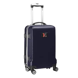 NCAA Northeastern 21 in. Navy Carry-On Hardcase Spinner Suitcase
