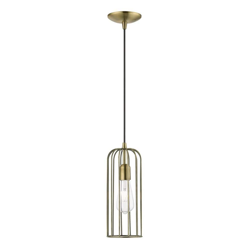 Northington 1-Light Antique Brass Mini Pendant price history on PriceWatchPro