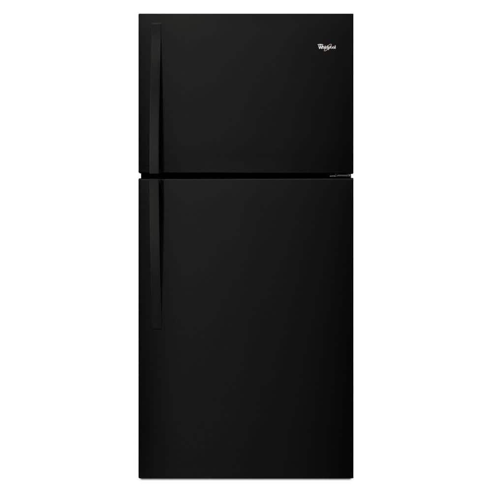 Whirlpool 30 in. Wide Top Freezer Refrigerator in Black 19 Cu. Ft. on Fridge.com