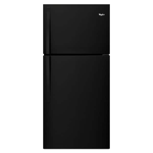 Whirlpool 19.2 cu. ft. Top Freezer Refrigerator in Black