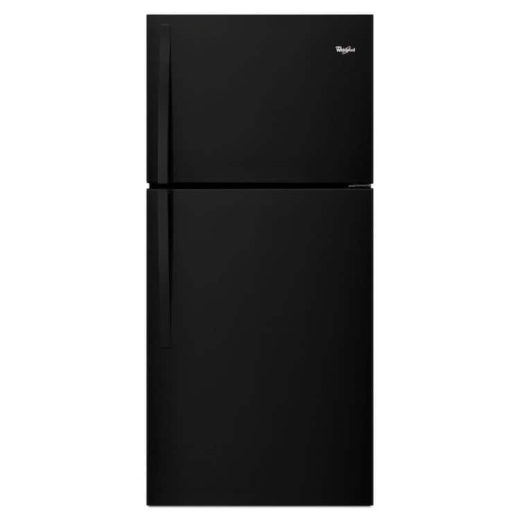 Whirlpool 19.2 cu. ft. Top Freezer Refrigerator in Black