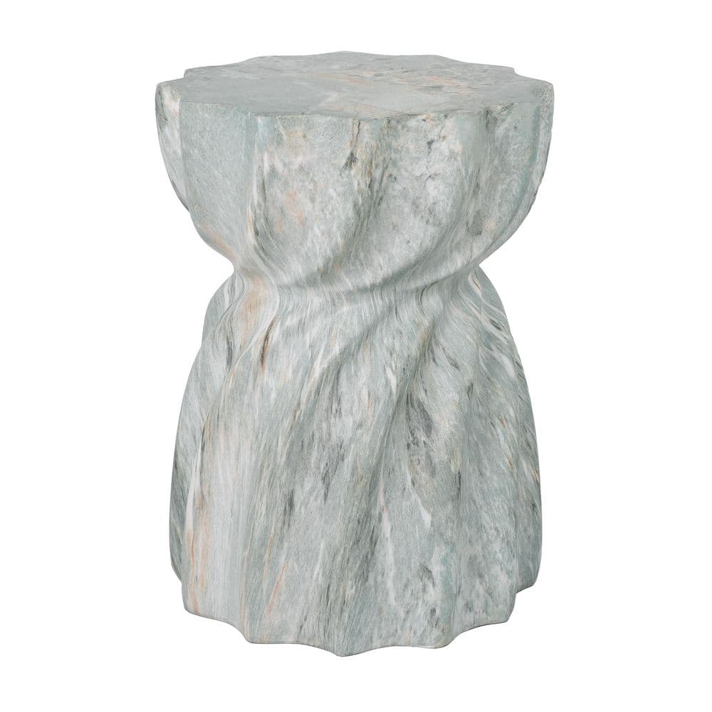 Clearwater Modern Patio Green Marble Finish Specialty Hourglass MGO (Stone) Indoor and Outdoor Side End Table price history on PriceWatchPro