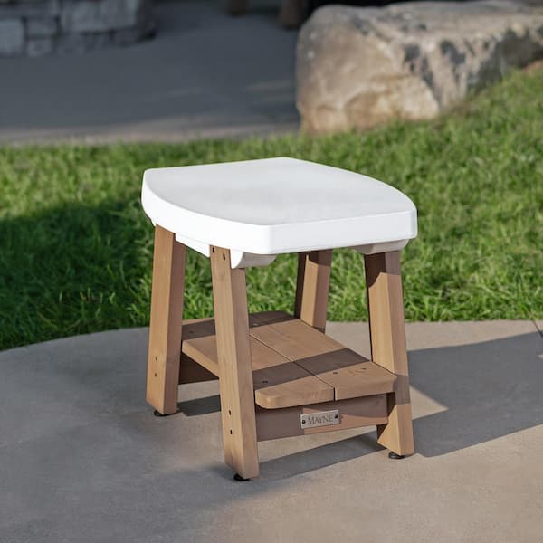 Mesa Side Table - White