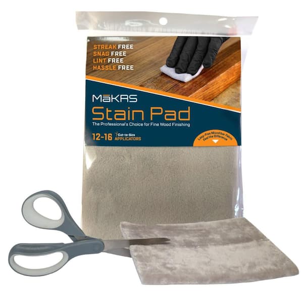 Cut-to-Size Microfiber Stain Applicator Pad (2-Pack)