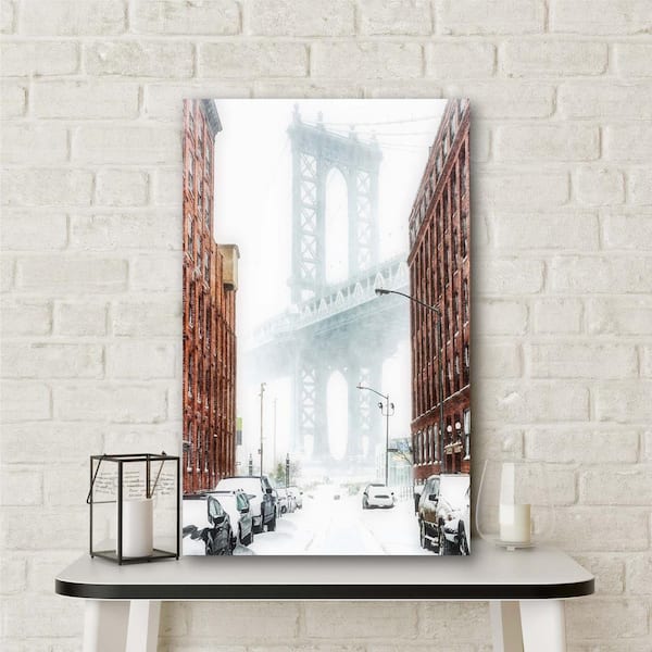 Courtside Market Dumbo Gallery Wrapped Canvas Wall Art 18 in. x 12