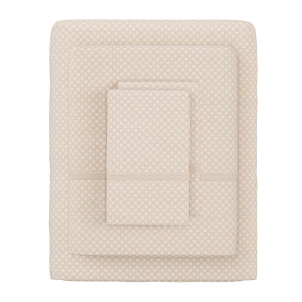 Unbranded 4-Piece Champagne 90 GSM 100% Polyester Queen Sheet Set