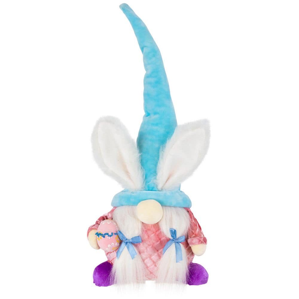 Girl Gnome Girl with Bunny Ears Easter Figure-18.25 in.-Blue and Pink price history on PriceWatchPro