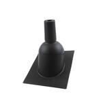 Pipe Boot for 1.5 in. I.D. Vent Pipe Black Color New Construction/Reroof
