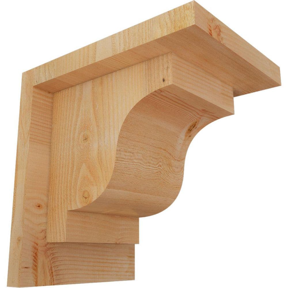 6 in. x 8 in. x 8 in. Newport Rough Sawn Douglas Fir Corbel with Backplate price history on PriceWatchPro
