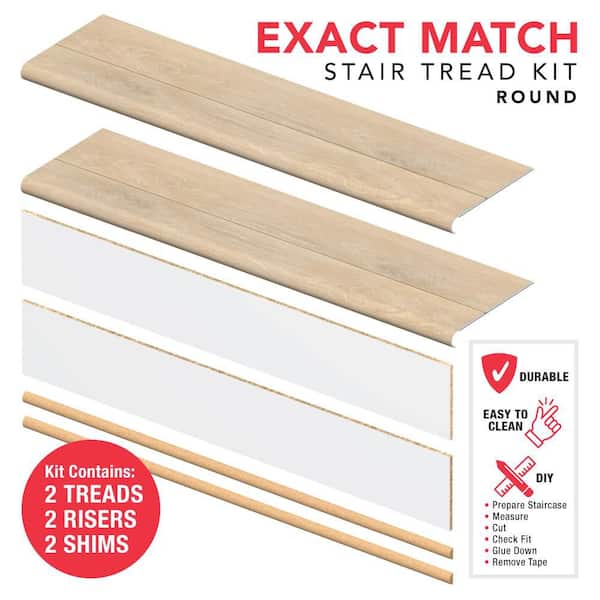 VERSATRIM Dusk Cherry 6.5 mm x 46 in. x 12 in. Exact Match Round