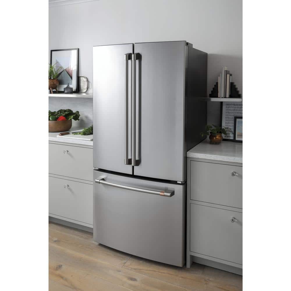 Stainless Steel 33" Smart French Door Refrigerator with Ice Maker