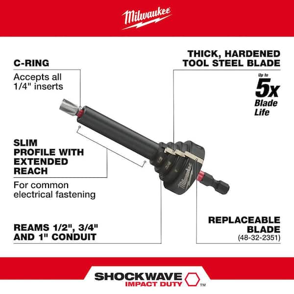 SHOCKWAVE Impact Duty Conduit Reaming Bit Holder