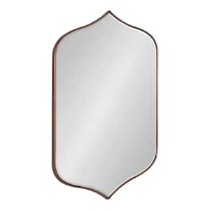 Tyla 31.75 in. H x 20.00 in. W Irregular MDF Framed Bronze Mirror
