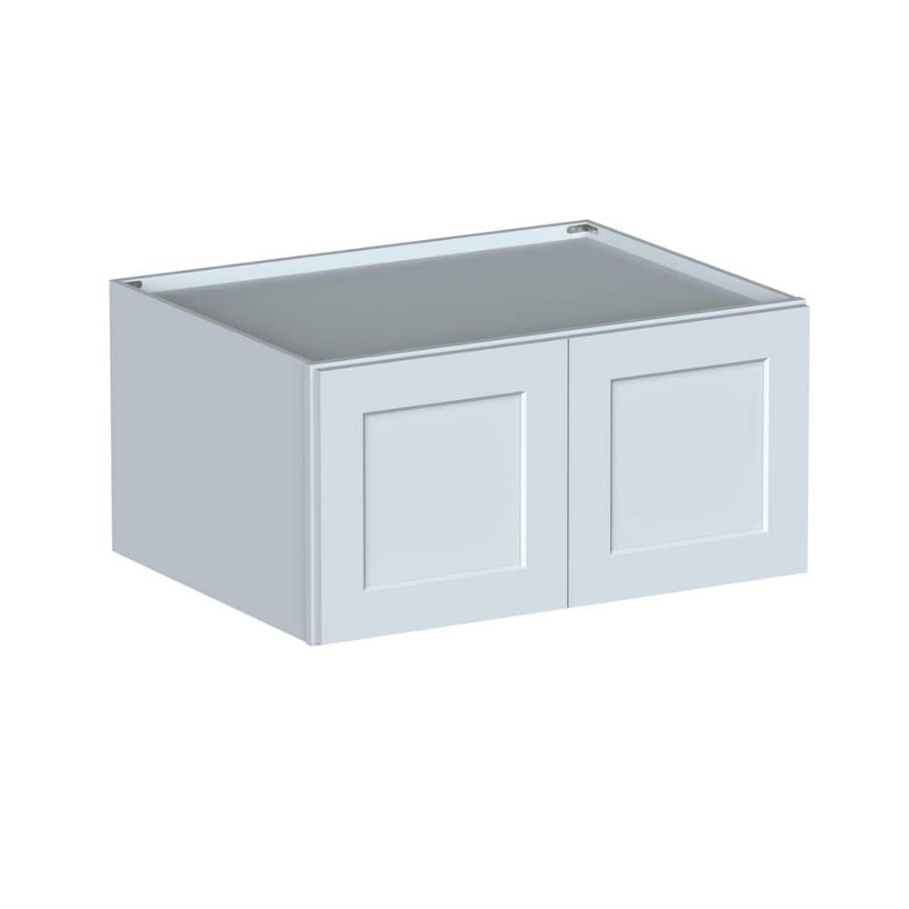 36 in. W x 27 in. D x 18 in. H Plywood Ready to Assemble Standard Wall Kitchen Cabinet in Dove Gray Full Overlay Design price history on PriceWatchPro