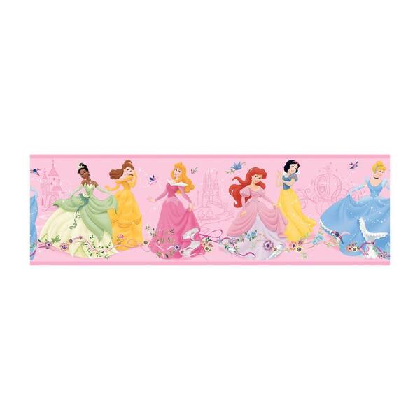 York Wallcoverings Disney Kids Dancing Princess Wallpaper Border