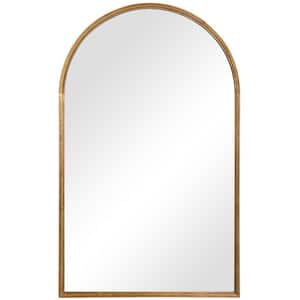 1.375 in. W x 39 in. H Wooden Frame Gold Wall Mirror