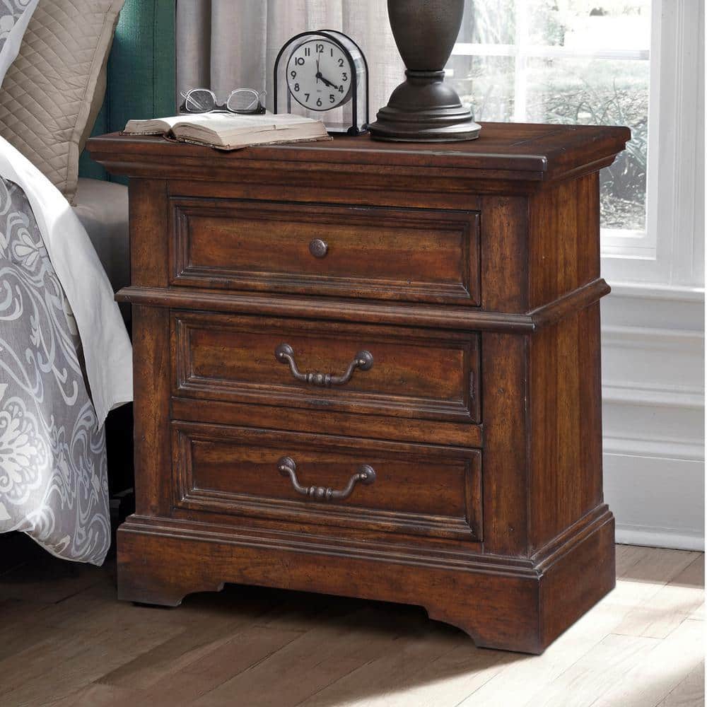 tobacco finish furniture Wood Sample | Rich - Stain | Oak Wood The simple and traditional styling of the Creations II Dining Set by Liberty Furniture is sure to bring warm and inviting characteristics into your home Tobacco Haze Wood Finish -
