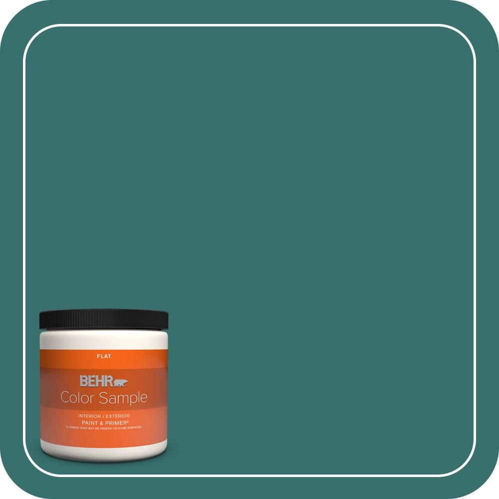 8 oz. #500D-7 Caribbean Green Flat Interior/Exterior Paint & Primer Color Sample price history on PriceWatchPro