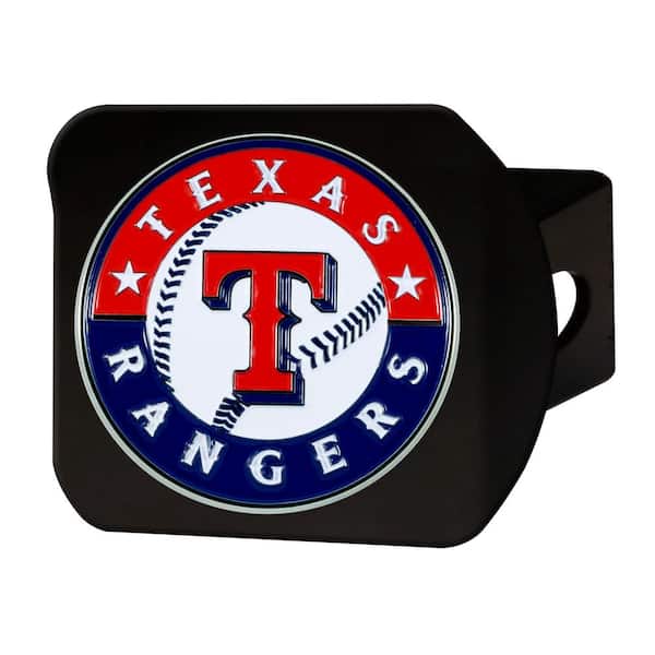 Texas Rangers Color Hitch Cover - Black