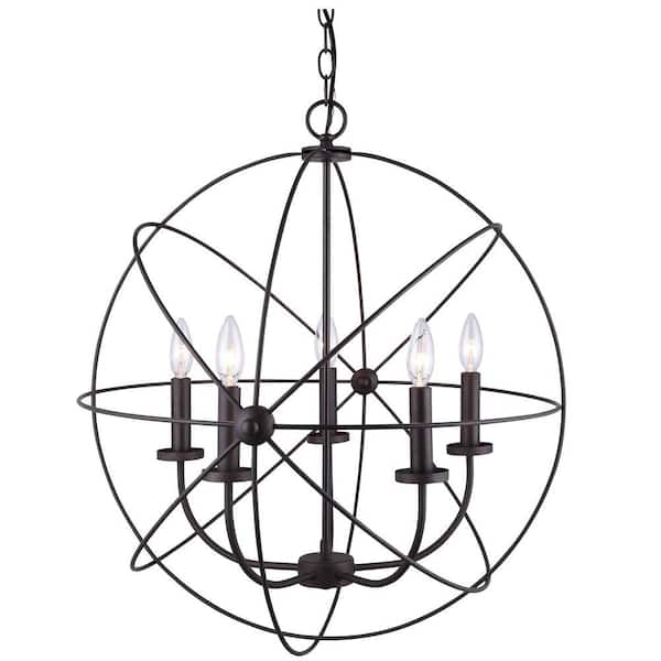 Summerside 5-Light Oil Rubbed Bronze Chandelier