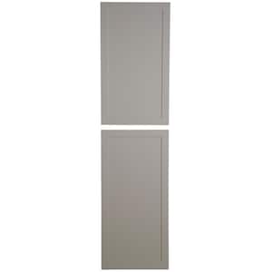 Gray 24.75 x 92.44 x 1.25 in. Decorative Pantry End Panel