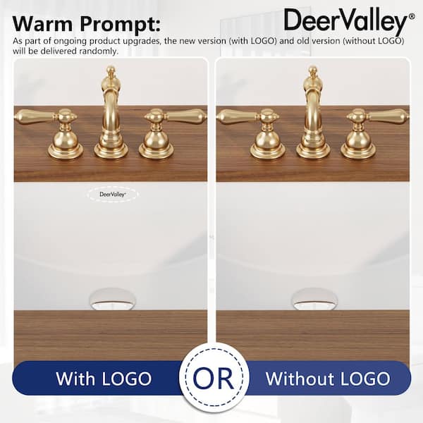 DEERVALLEY 21 in. L x 15 in. W Rectangular Undermount