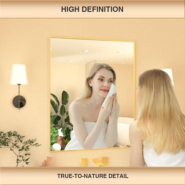 Sylanor Tsuki 24 in. W x 30 in. H Rectangular Aluminum Framed Wall