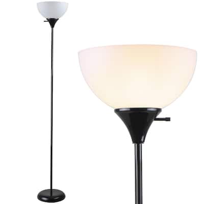 Cone Floor Lamps The Home Depot, Replacement Glass Lamp Shades For Floor Lamps